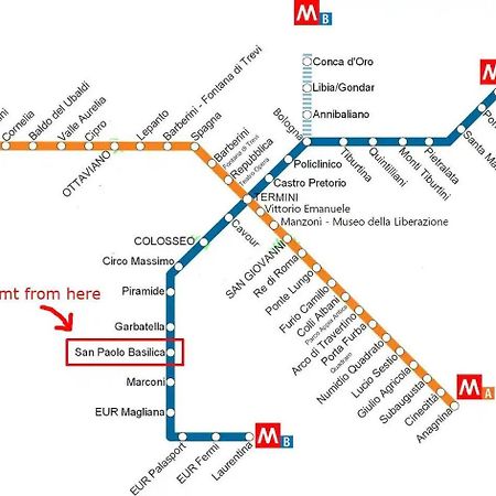 Modern Living San Paolo - Vicino Alla Metro Ρώμη Εξωτερικό φωτογραφία